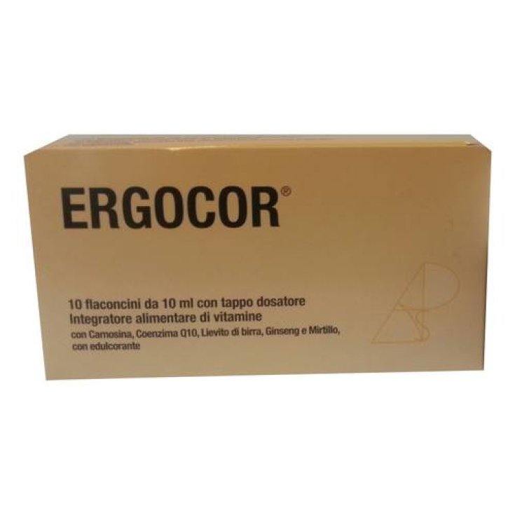 Ergocor 10 Flaconcini - Integratore Energetico in Flaconcini