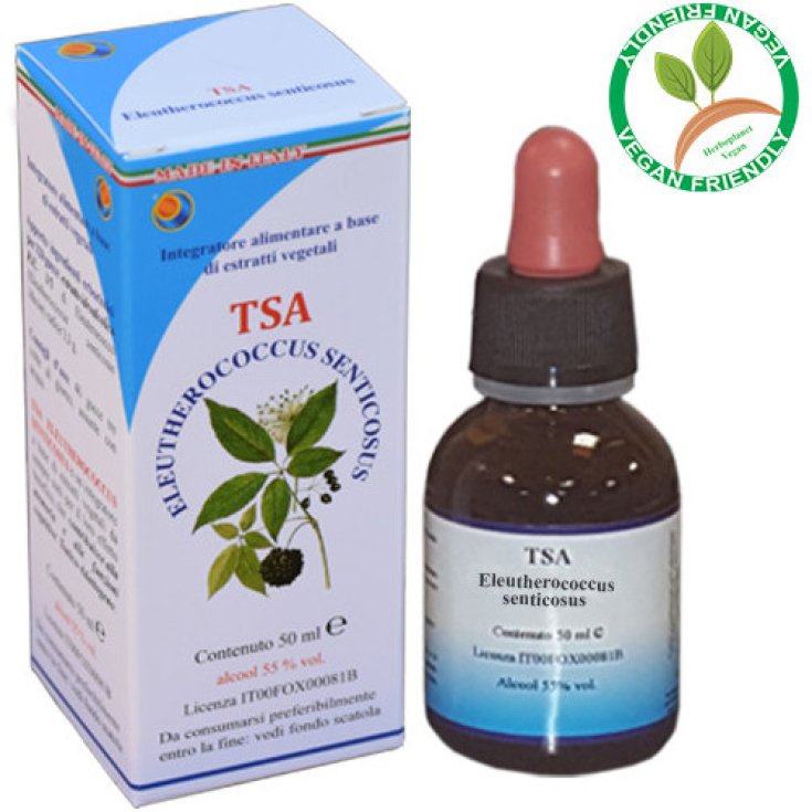 TSA Eleutherococcus Senticosus Herboplanet - Gocce per Funzioni Cognitive 50 ml