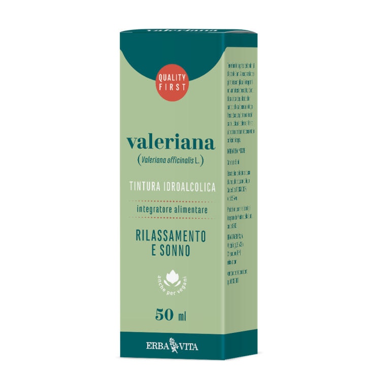 Valeriana Tintura Idroalcolica Erba Vita 50 ml
