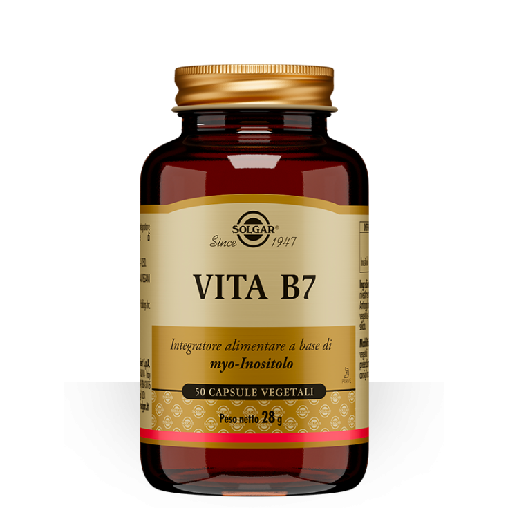 Vita B7 Solgar 50 Capsule - Myo-Inositolo per il Benessere Femminile