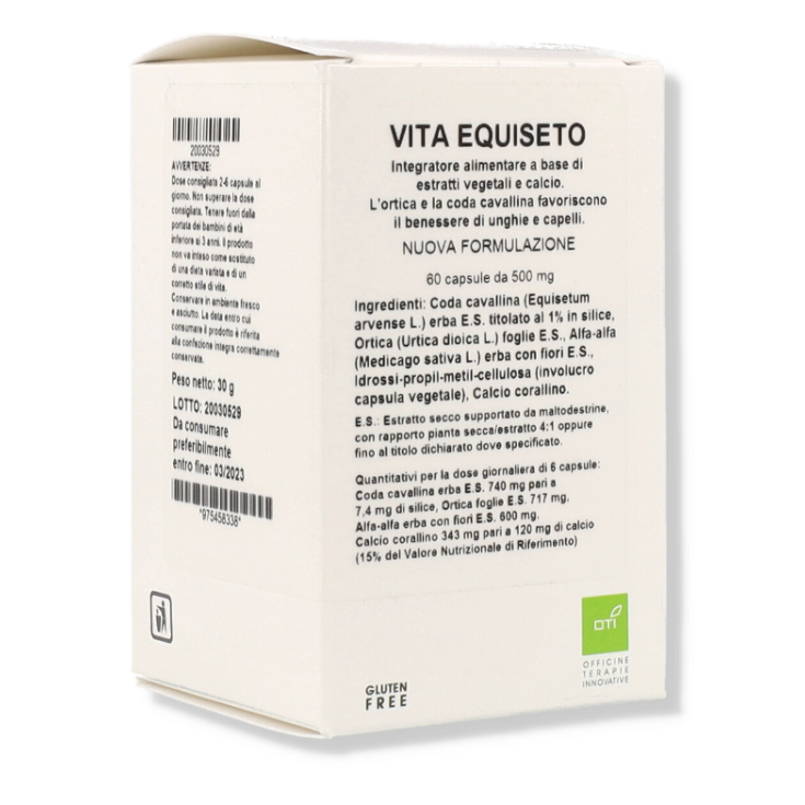 Vita Equiseto OTI 60 Capsule - Equiseto per Unghie e Capelli
