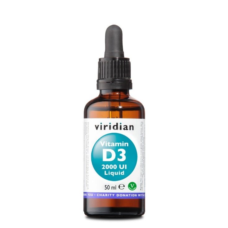 Viridian Vitamin D3 2000 UI Liquid 50 ml - Vitamina D3 Liquida
