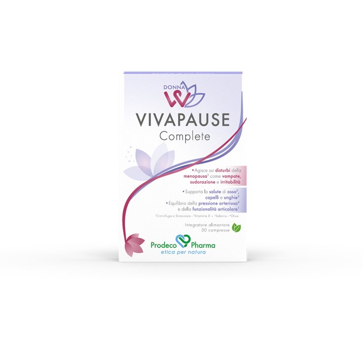 Vivapause Complete 30 Compresse - Integratore per Menopausa