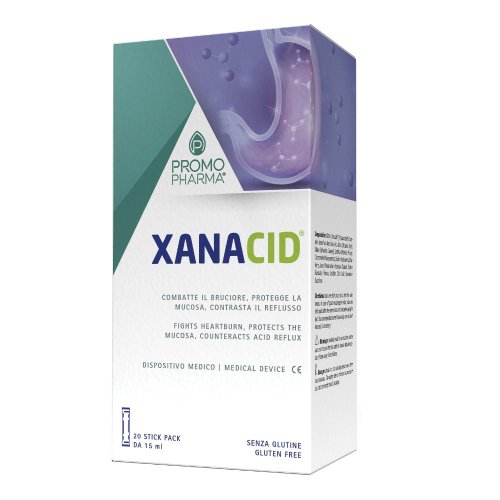 Xanacid 20 Stick - Integratore per Acidità e Reflusso