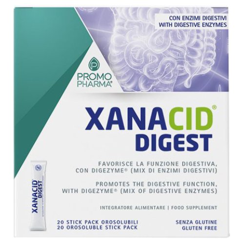 Xanacid Digest 20 Stick - Integratore per Digestione e Nausea