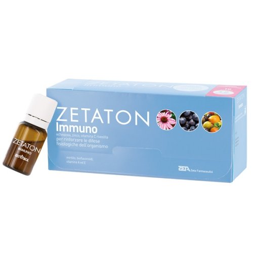 Zetaton Immuno 12 Flaconcini - Integratore di Echinacea e Zinco