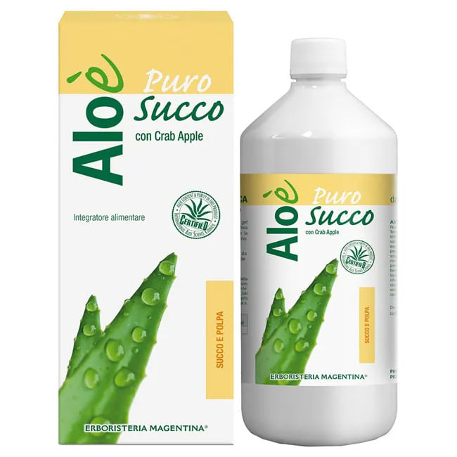 Aloè Puro Succo Erboristeria Magentina - 1 Litro