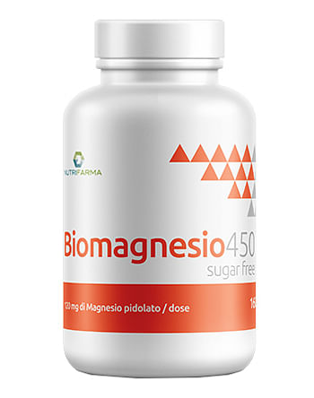 Biomagnesio 450 Sugar Free 160 Grammi - Magnesio per Crampi ed Emicranie