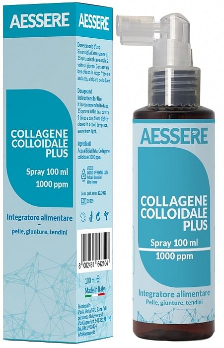 Collagene Colloidale Plus 1000 PPM 100 ml - Collagene per la Pelle