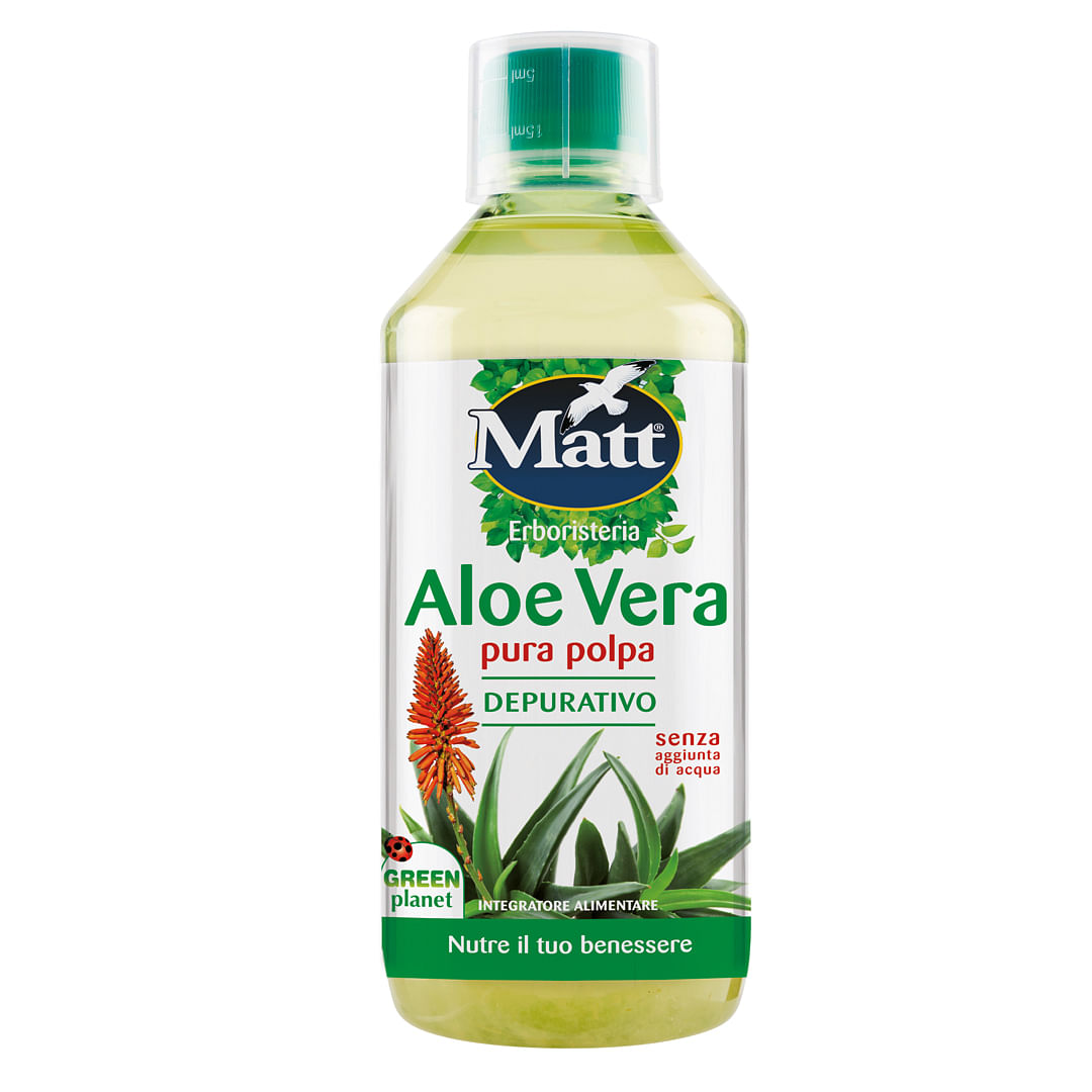 Aloe Vera Pura Depurativo Matt Erboristeria 500 ml