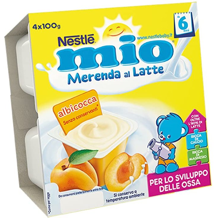 Mio Merenda Al Latte Nestlé Albicocca 4x100g