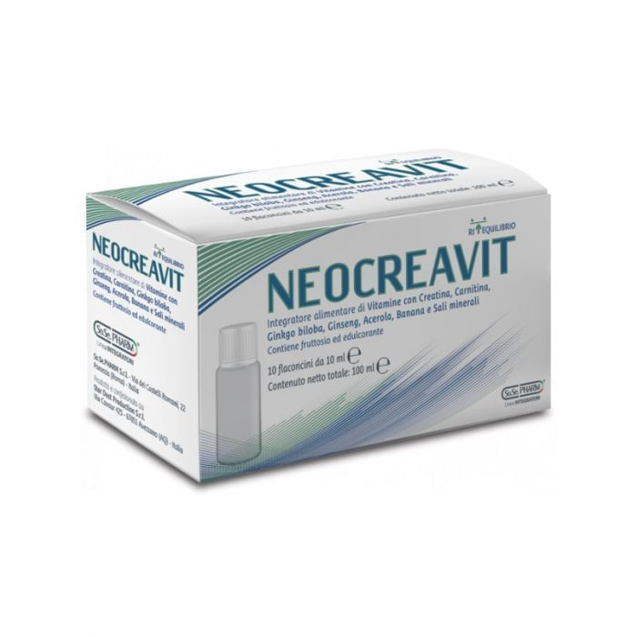 Neocreavit 10 Flaconcini - Integratore per Affaticamento