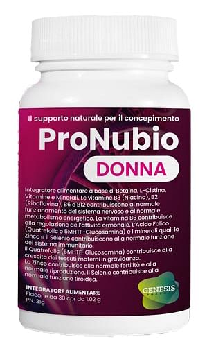 ProNubio Donna 30 Compresse - Energetico per la Donna