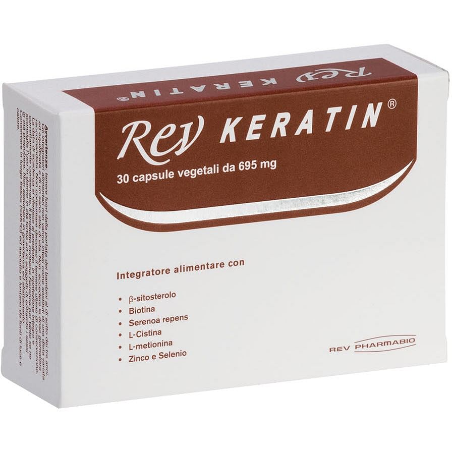 Rev Keratin 30 Capsule - Integratore per Unghie e Capelli