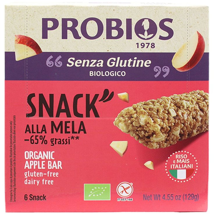 Snack Di Riso Alla Mela Rice&Rice 6x21g