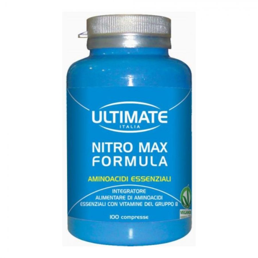Nitro Max Formula Ultimate - 100 Compresse di Aminoacidi Essenziali