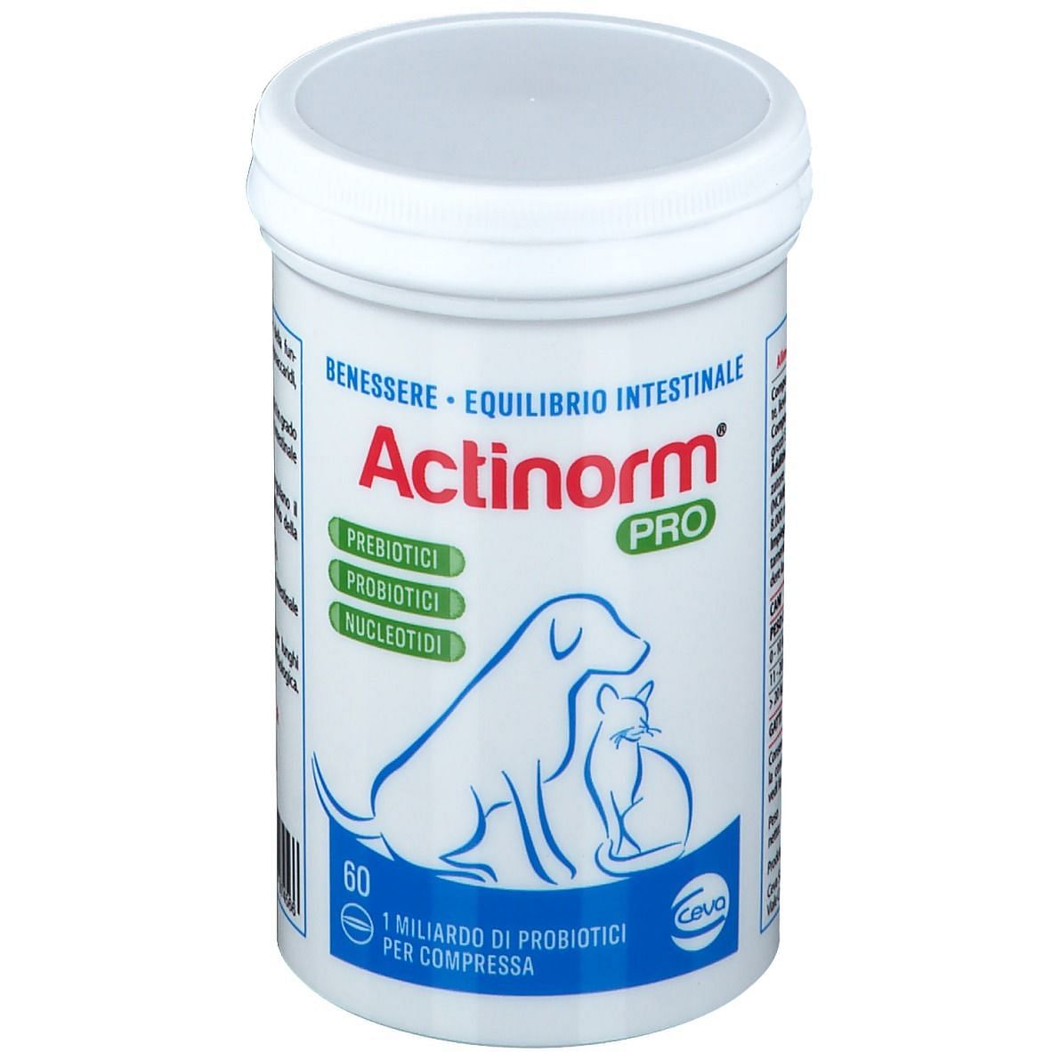 Actinorm Pro 60 Compresse - Probiotici per Cani e Gatti