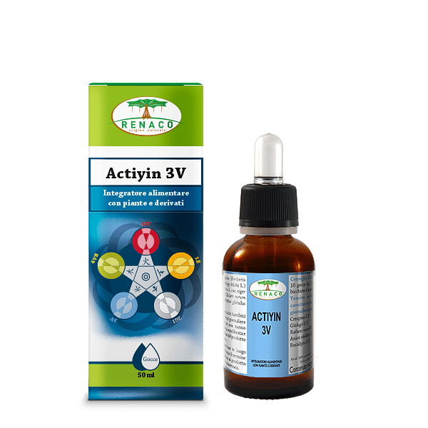 Actiyin 3V - Gocce per Funzionalità del Meridiano Vescica 50 ml