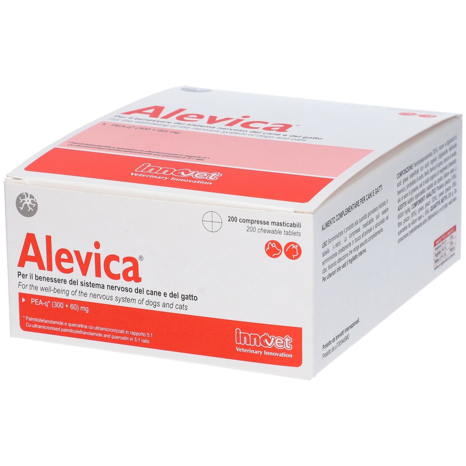 Alevica 20/40/200 Compresse - Integratore per Sistema Nervoso di Cani e Gatti