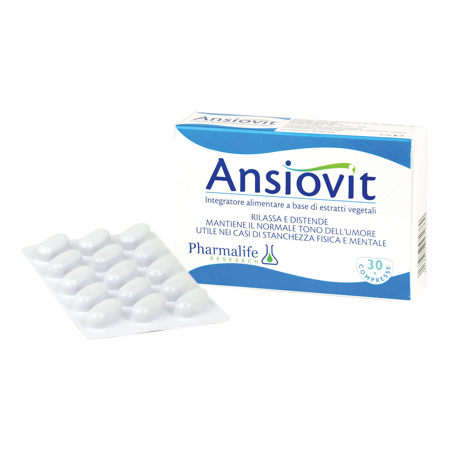 Ansiovit Forte 30 Compresse - Azione Rilassante e Distensiva
