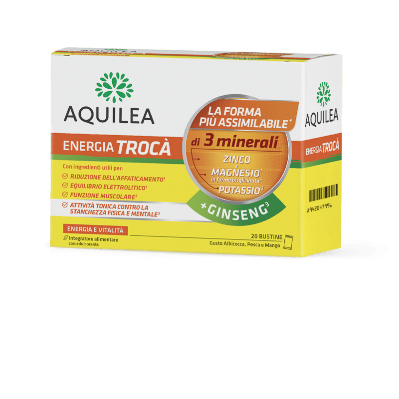 Aquilea Energia Trocà + Ginseng 20 Bustine - Energizzante