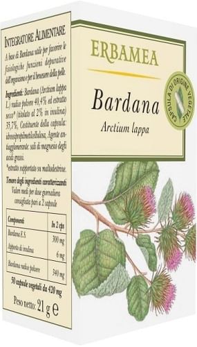Bardana Erbamea 50 Opercoli - Bardana per Funzioni Depurative