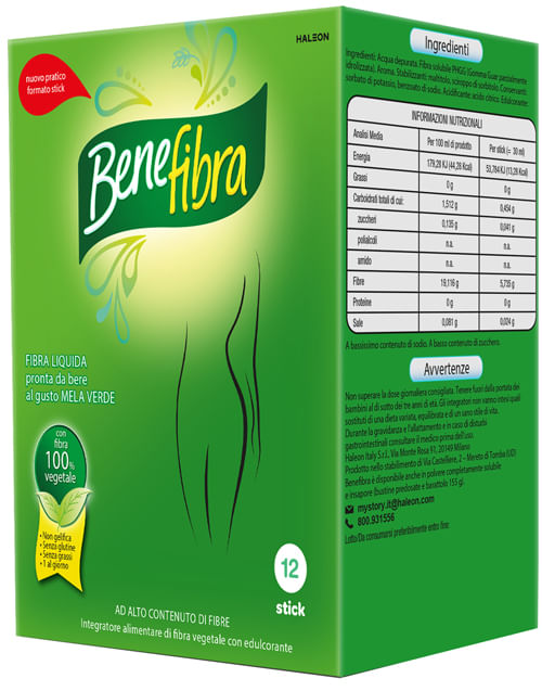 Benefibra Liquida - 12 Stick da 30 ml