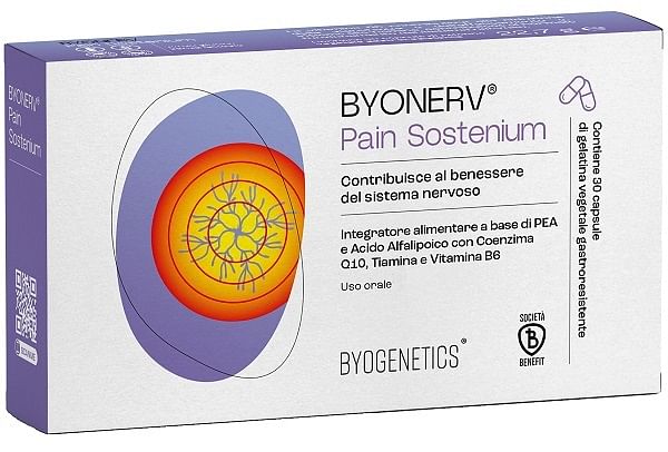 Byonerv Pain Sostenium 30 Capsule - Integratore per Nervi Infiammati