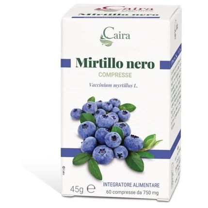 Mirtillo Nero Caira - 60 Compresse per Transito Intestinale