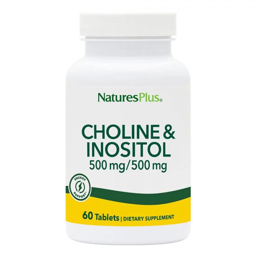 Colina & Inositolo Natures Plus 500 mg - Integratore per Omocisteina