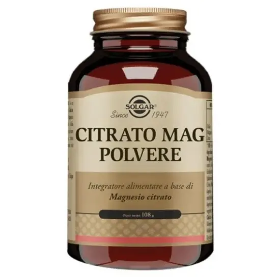 Citrato Mag Polvere Solgar