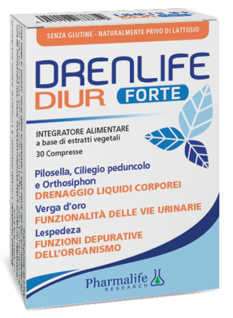 Drenlife Diur Forte 30 Compresse - Integratore per Vie Urinarie
