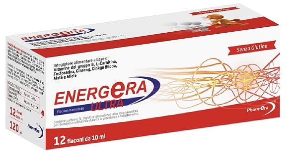 Energera Ultra 12 Flaconcini 10 ml - Integratore per Stanchezza
