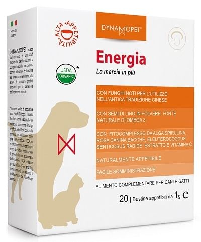 Energia Dynamopet 1 Grammo - 20 Bustine per Animali Sportivi