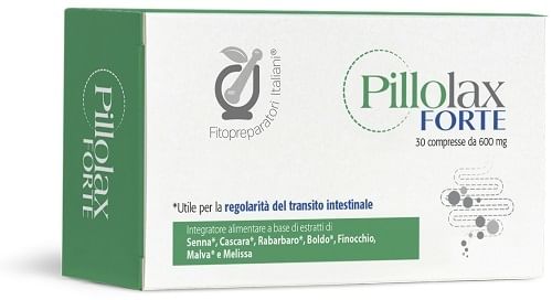 Pillolax Forte 30 Compresse - Integratore per Transito Intestinale
