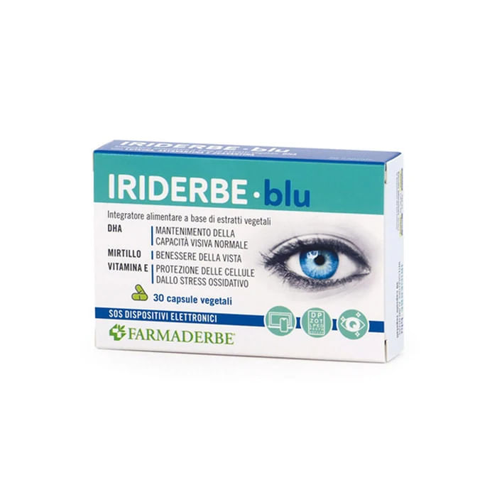 Iriderbe Blu DHA Farmaderbe 30 Capsule - Integratore per Secchezza Oculare