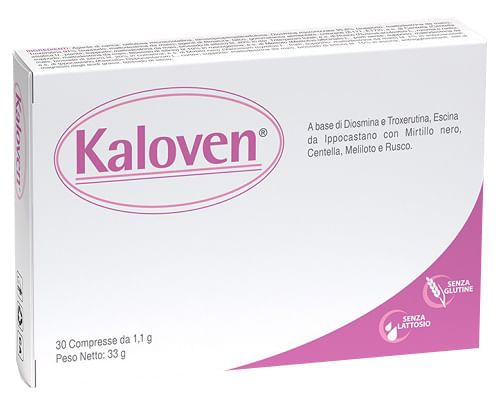 Kaloven 30 Compresse - Drenante per Ritenzione Idrica e Cellulite