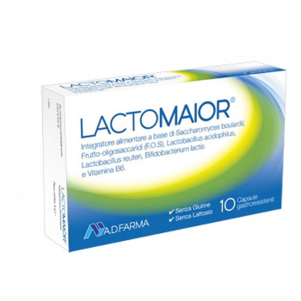 Lactomaior 10 Capsule - Fermenti Lattici per Flora Batterica