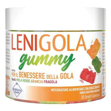 Lenigola Gummy - 30 Orsetti Gommosi per Benessere della Gola