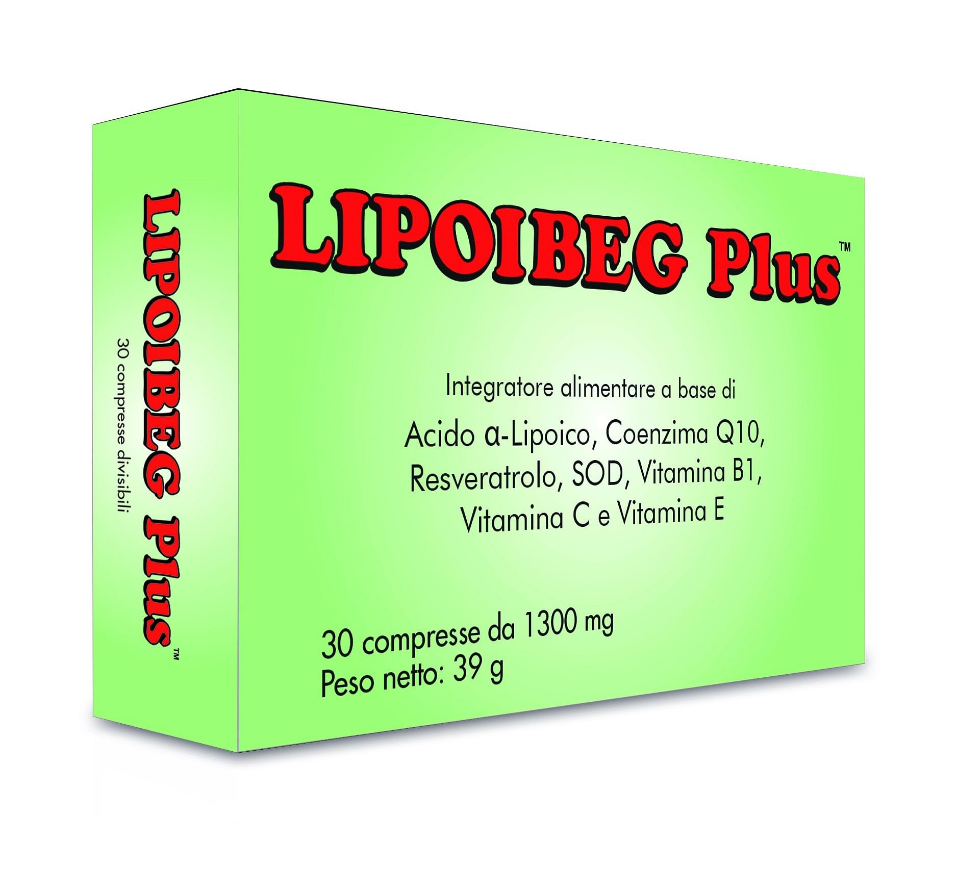 Lipoibeg Plus 30 Compresse da 1300 mg - Integratore per Funzione Cardiaca