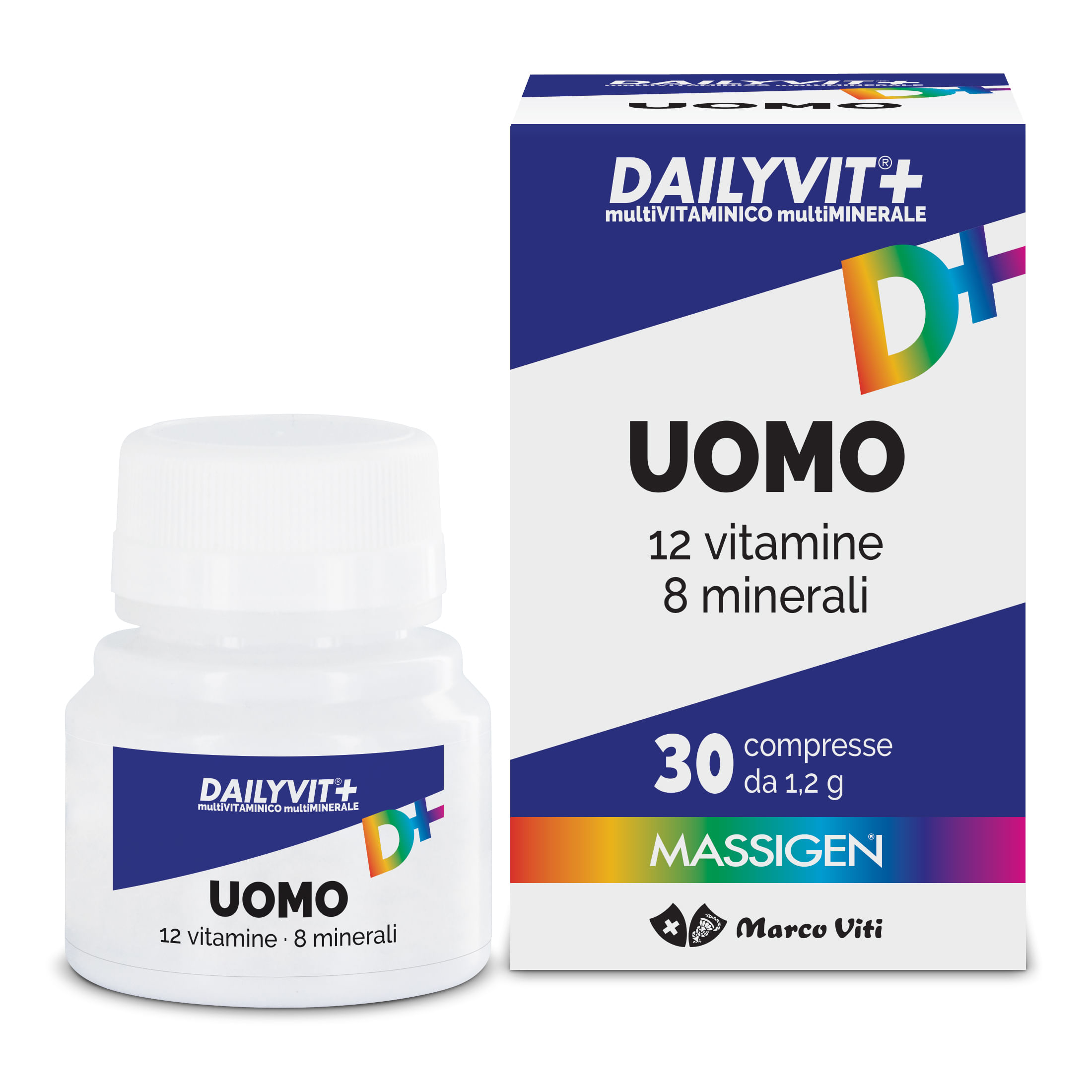 Dailyvit+ Uomo - Multivitaminico e Multiminerale 30 Compresse