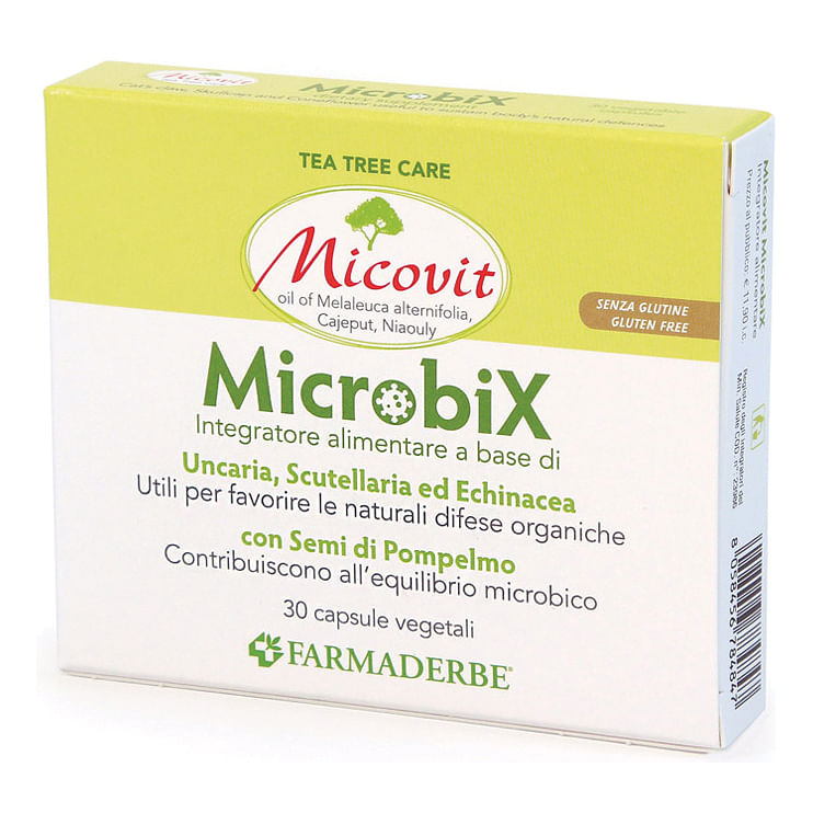 Microbix Micovit 30 Capsule - Uncaria + Scutellaria + Echinacea