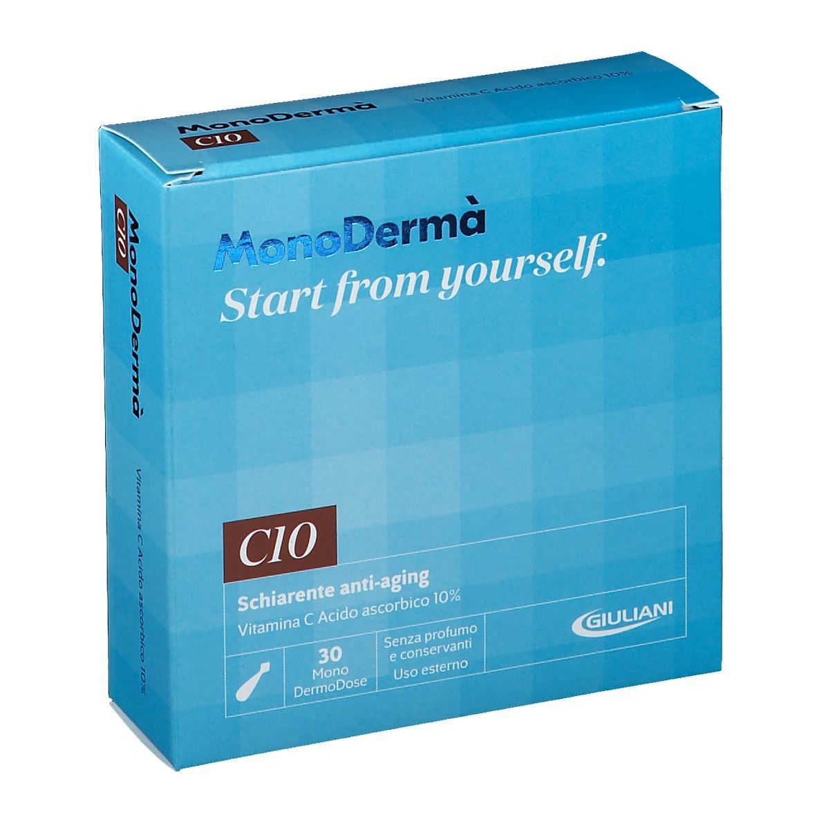 MonoDermà C10 Giuliani - Schiarente Anti-Aging 30 Capsule