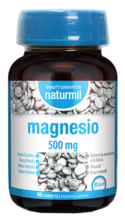 Magnesio 500 mg Naturmil - 90 Compresse di Carbonato di Magnesio