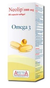 Neolip 1000 mg 60 Capsule - Omega-3 con Alta Concentrazione di EPA+DHA