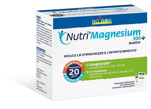 Nutri' Magnesium 300+ 20 Bustine - Integratore per Nervi Infiammati