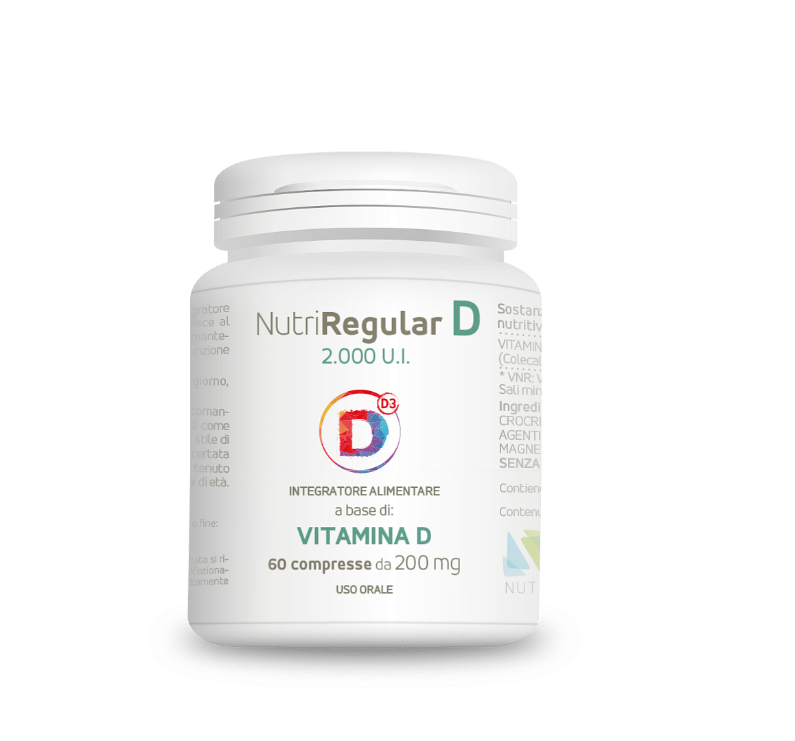 Nutriregular D 2000 UI 60 Compresse - Integratore di Vitamina D3
