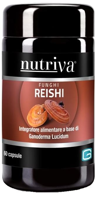 Reishi Nutriva 60 Capsule da 596 mg - Integratore Alimentare