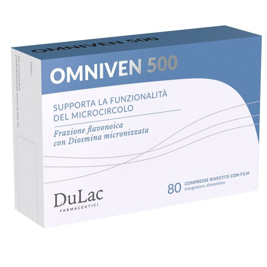 Omniven 500 40/80/120 Compresse - Integratore per Plesso Emorroidario