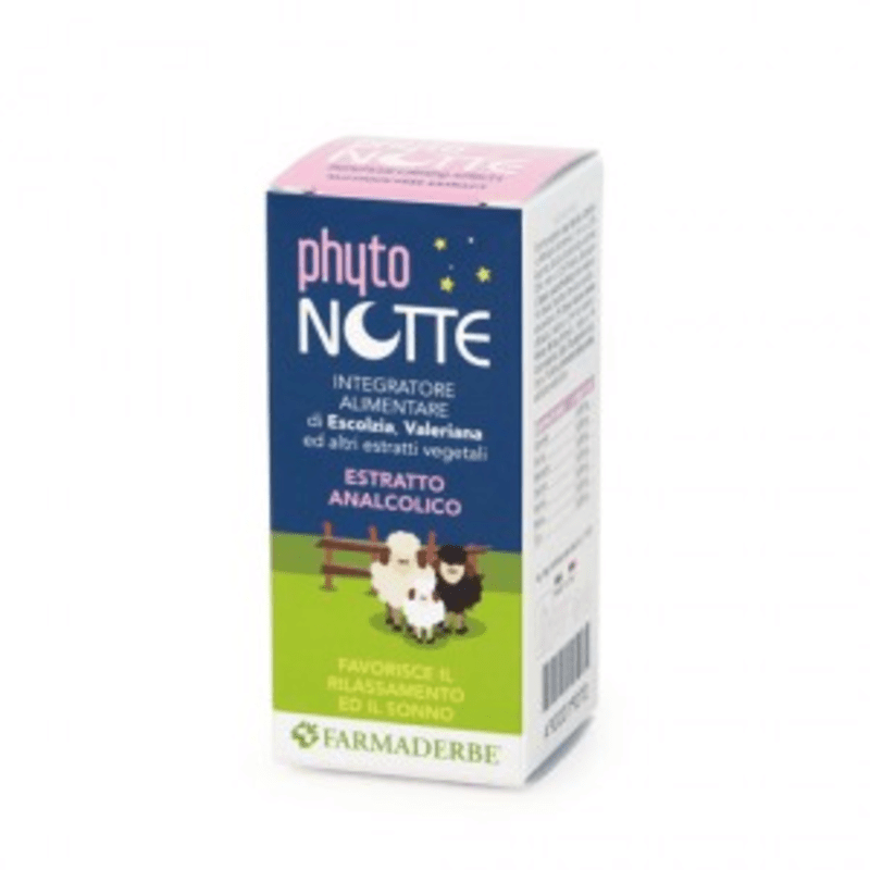 Phyto Notte Estratto Analcolico 50 ml - Gocce Calmanti per Bambini